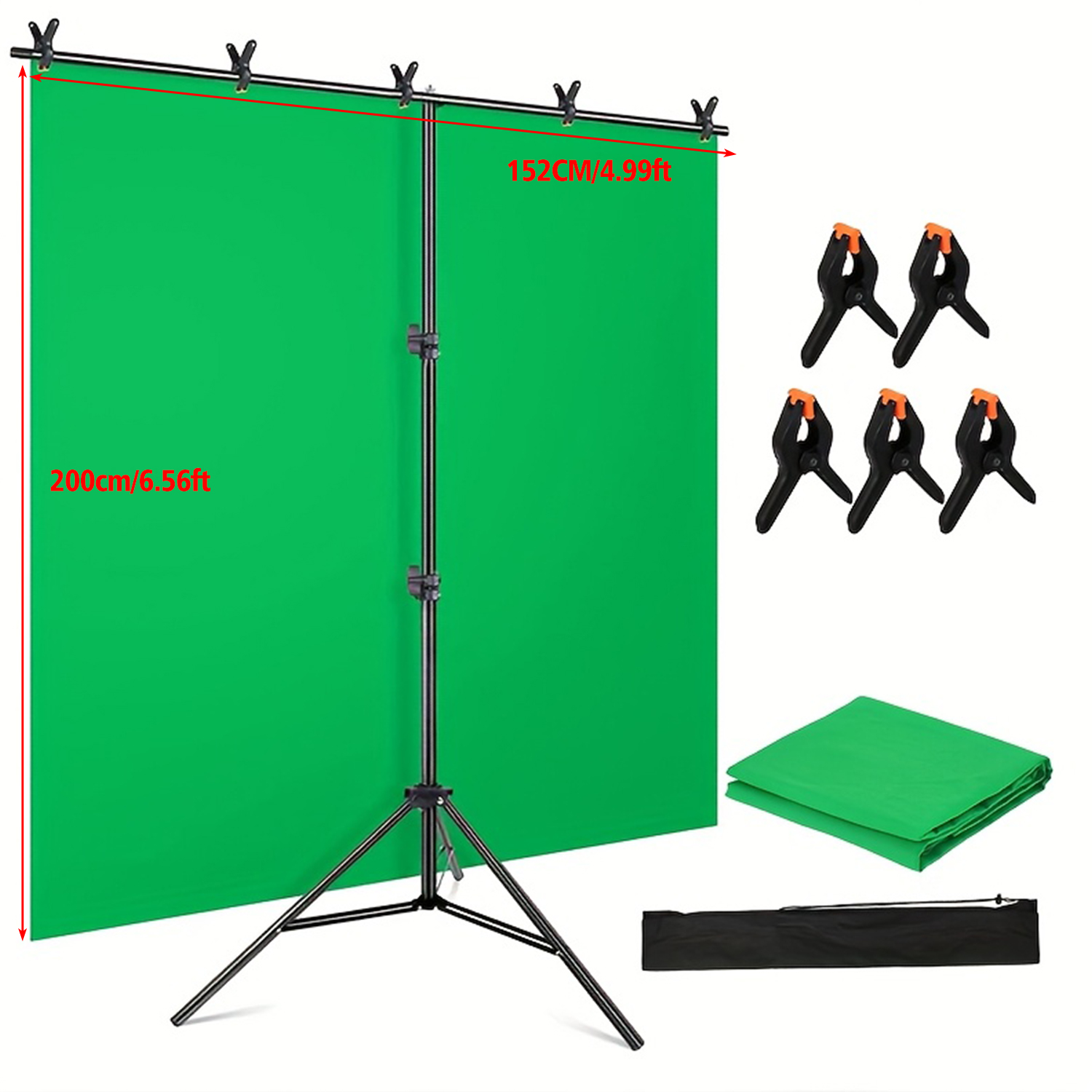 Kit Latar Belakang Layar Hijau - Green Screen Collapsible ulasan dan harga
