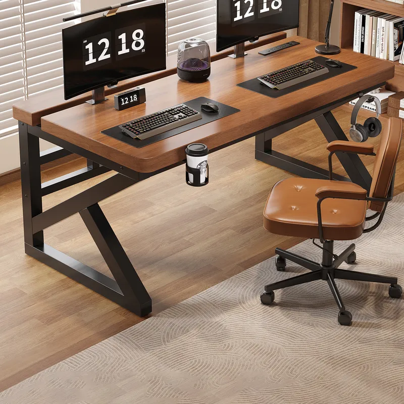Meja Komputer Kayu Solid Meja  - Esports Gaming Furniture ulasan dan harga