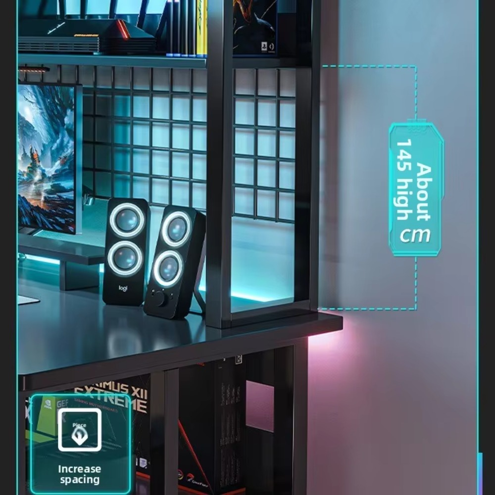 Meja Gaming Esports Modern Tah - Esports Gaming Furniture ulasan dan harga