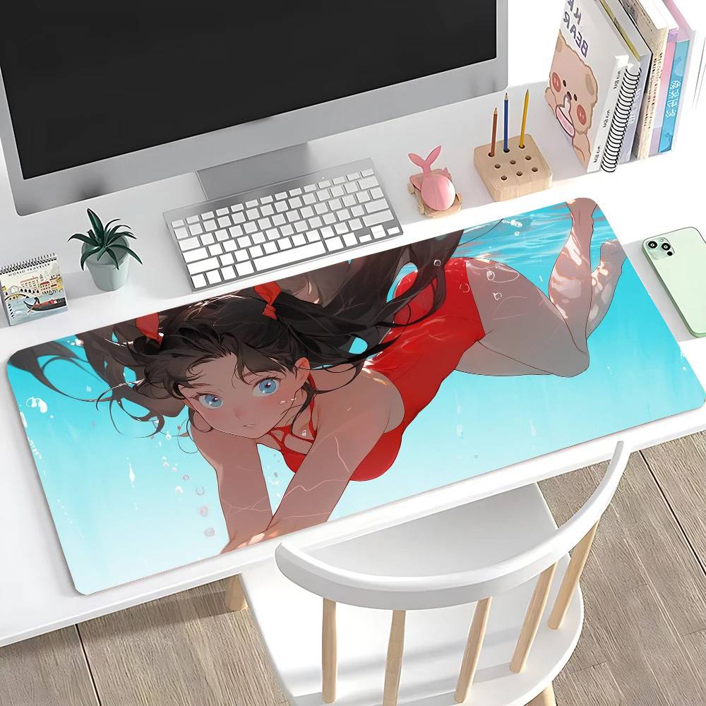 Tohsaka Rin Game Fate Mousepad - Esports Gaming Laptop ulasan dan harga
