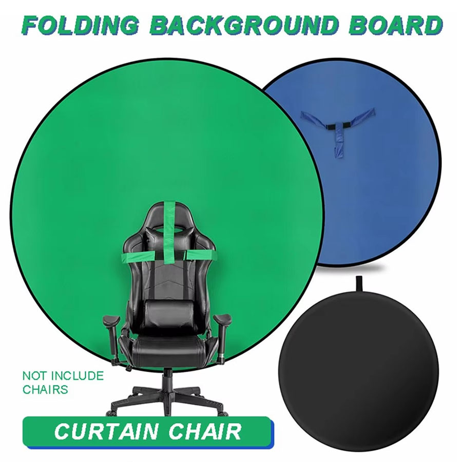 Kain Latar Belakang Layar Dua  - Green Screen Collapsible ulasan dan harga