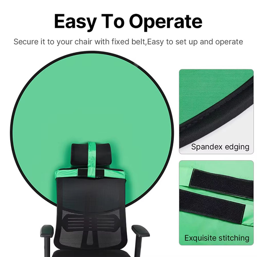Kain Latar Belakang Layar Dua  - Green Screen Collapsible ulasan dan harga