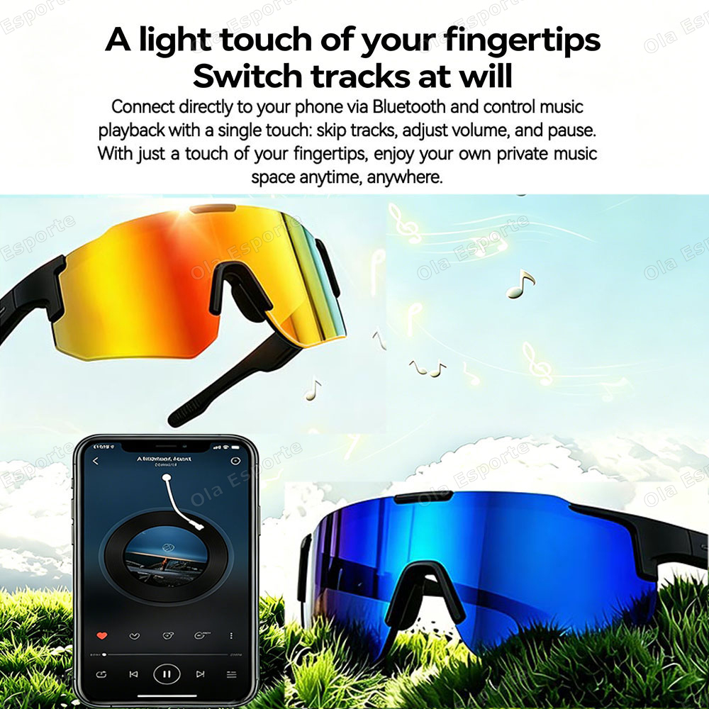 Kacamata Hitam Bluetooth V5.3  - Esports Gaming Pk ulasan dan harga