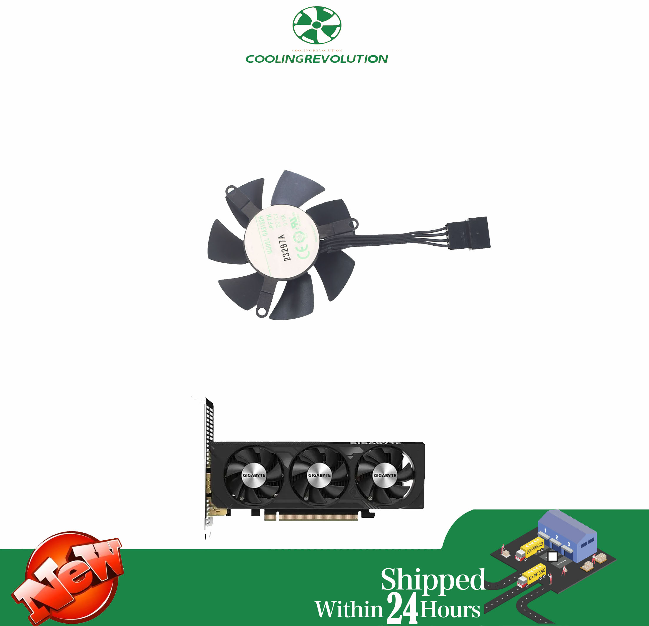 Kipas kartu grafis 46MM fan DC - Nvidia Vga Rtx 4060 ulasan dan harga