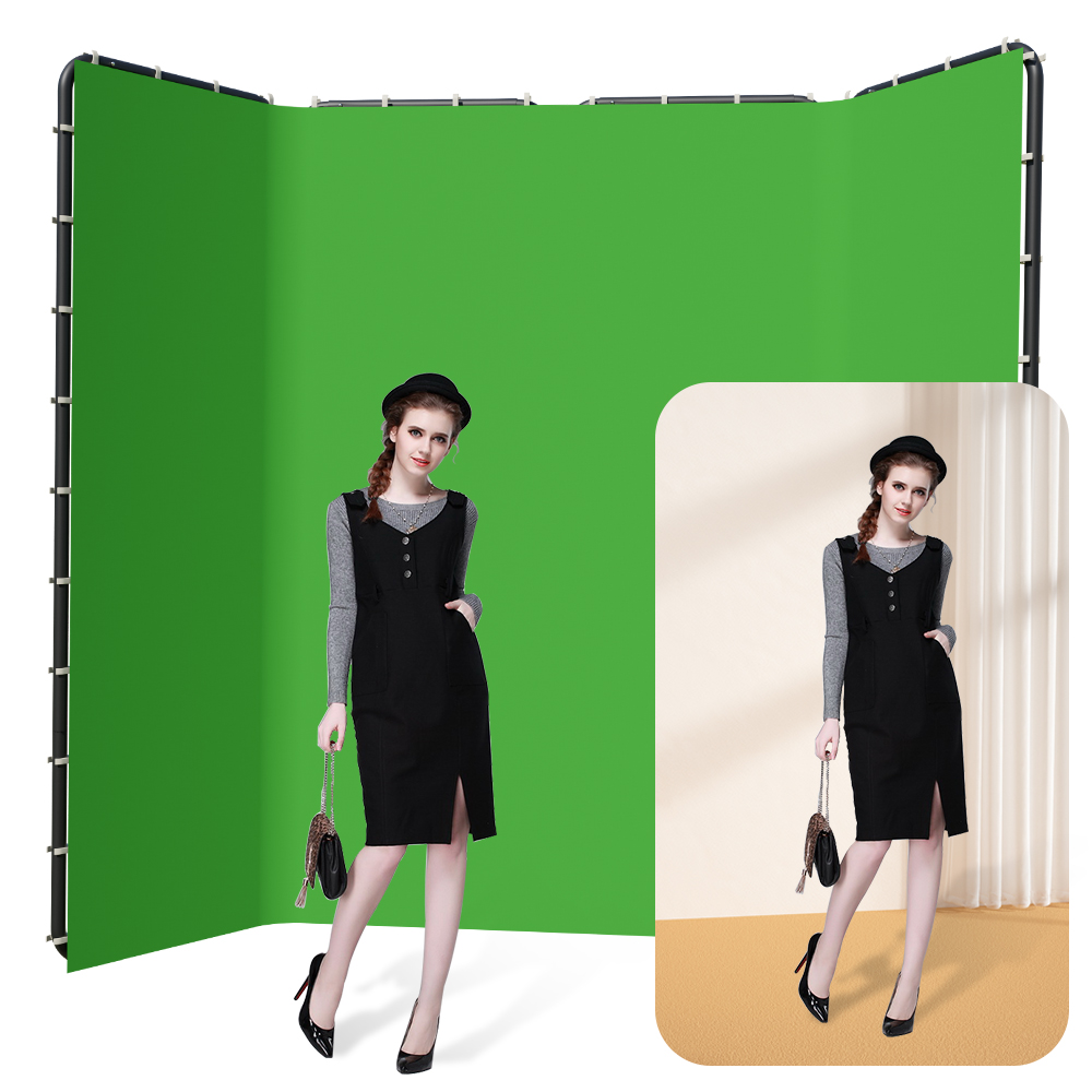 Rangka Stand Latar Belakang SH - Green Screen Collapsible ulasan dan harga