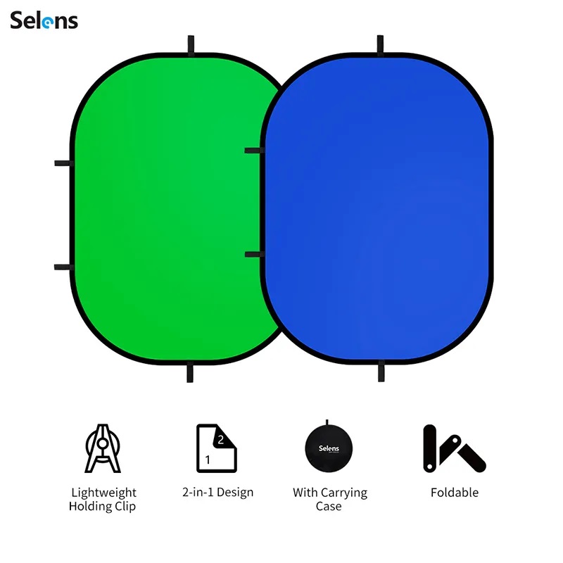 Selens Reflektor Portabel Dapa - Green Screen Collapsible ulasan dan harga