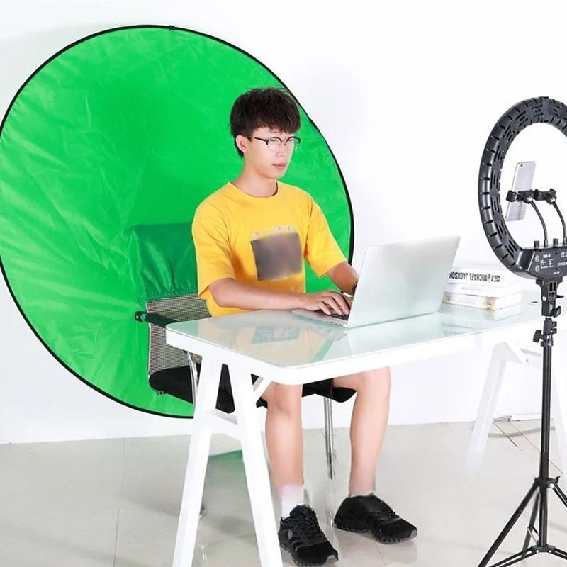CORA Kursi Streaming Langsung  - Green Screen Collapsible ulasan dan harga