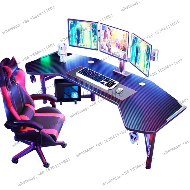 Meja Komputer Putih Perabot Ka - Esports Gaming Furniture ulasan dan harga