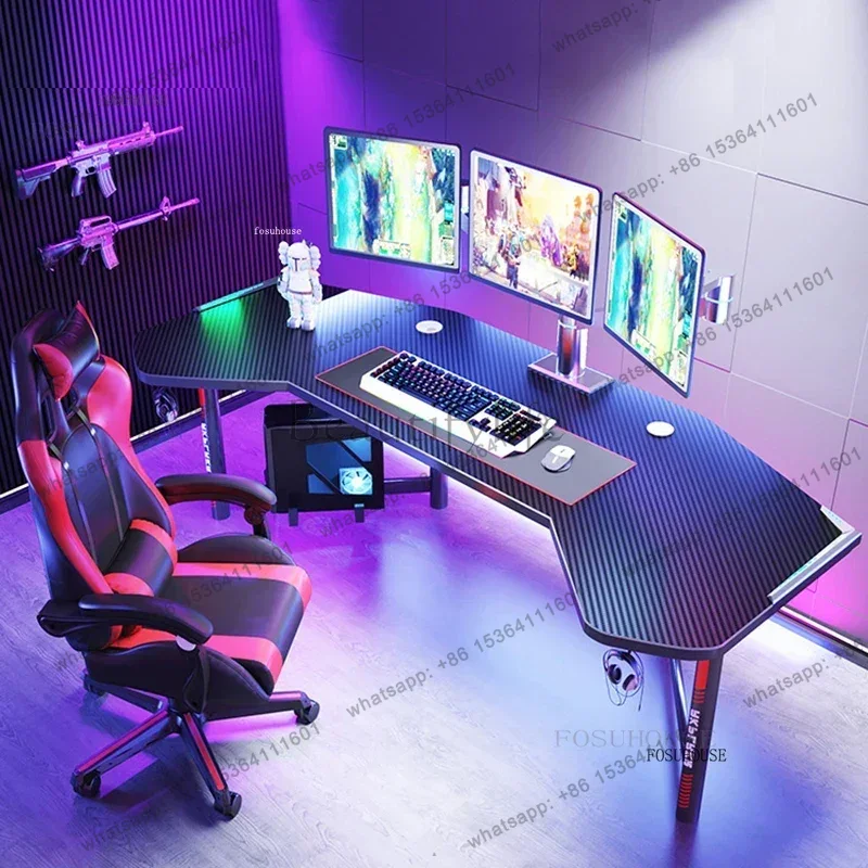 Meja Komputer Putih Perabot Ka - Esports Gaming Furniture ulasan dan harga