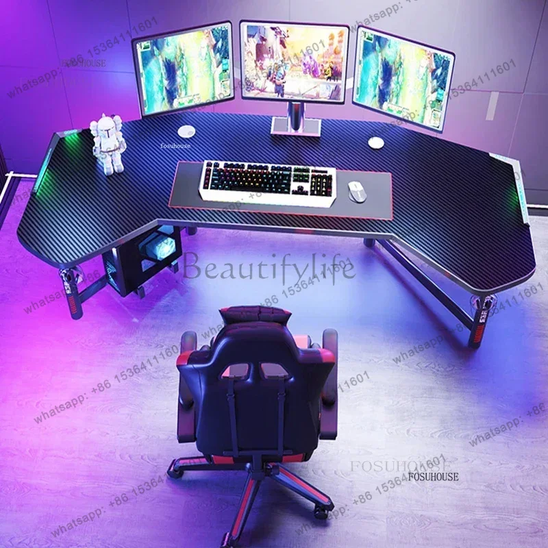 Meja Komputer Putih Perabot Ka - Esports Gaming Furniture ulasan dan harga