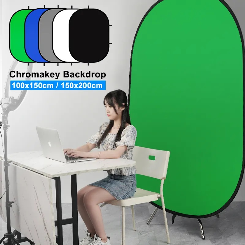 Selens latar belakang foto lay - Green Screen Collapsible ulasan dan harga