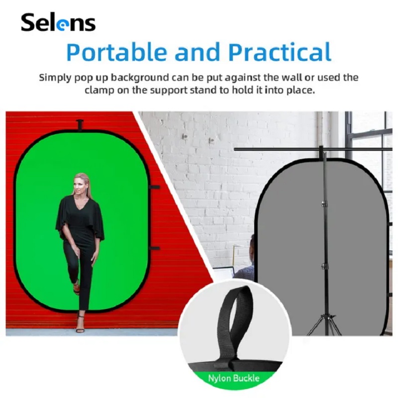 Selens latar belakang foto lay - Green Screen Collapsible ulasan dan harga