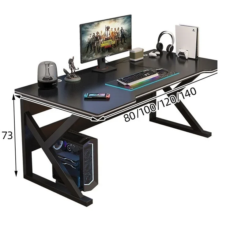 Meja Komputer Barang Rumah Tan - Esports Gaming Furniture ulasan dan harga