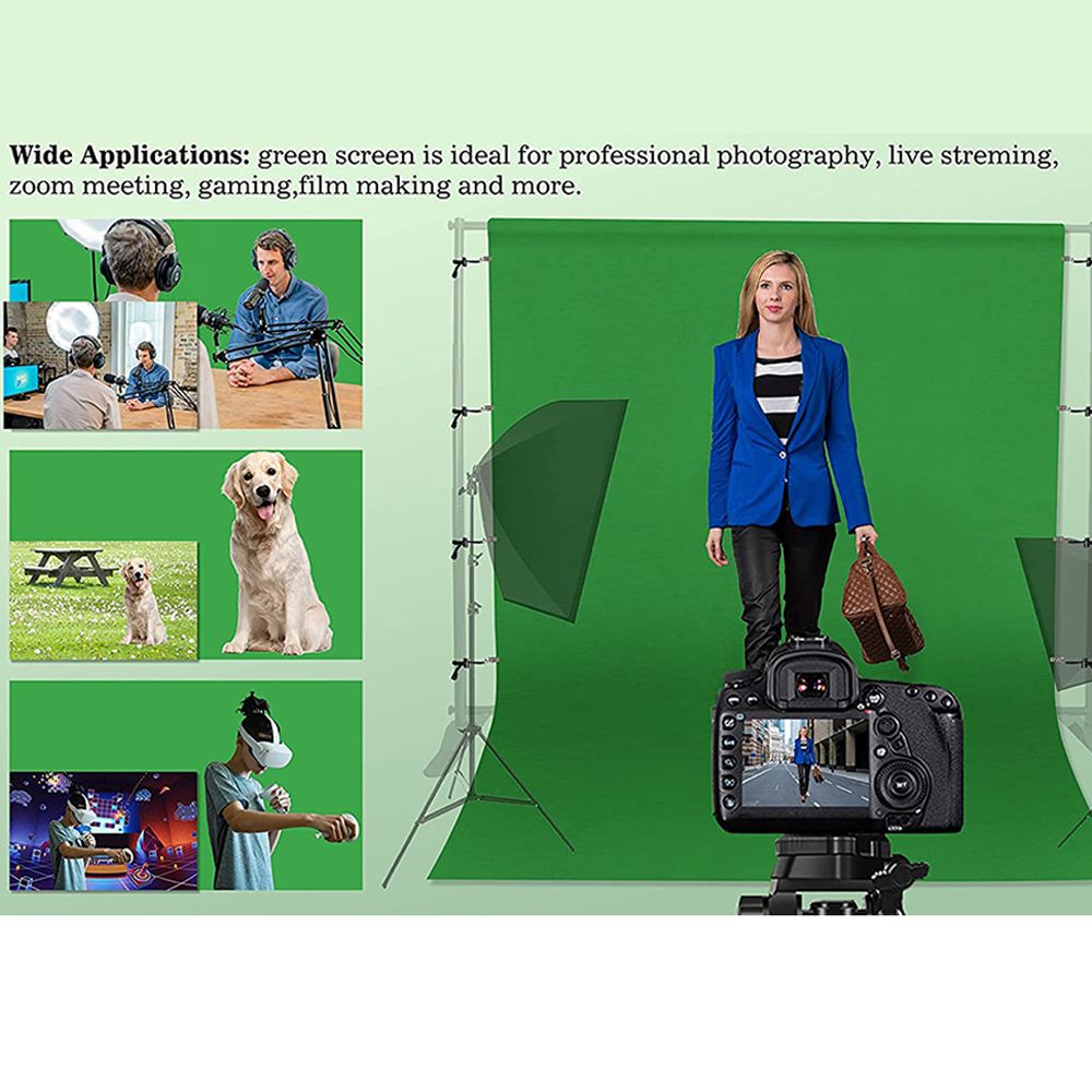 Kain Latar Belakang Fotografi  - Green Screen Collapsible ulasan dan harga